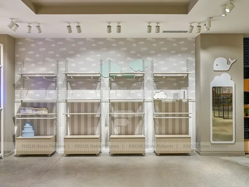 White Cloud Kids Boutique Wall Display