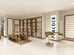 White Department Store Apparel Fixture Layout