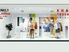 White Gold Apparel Store Fixture Set