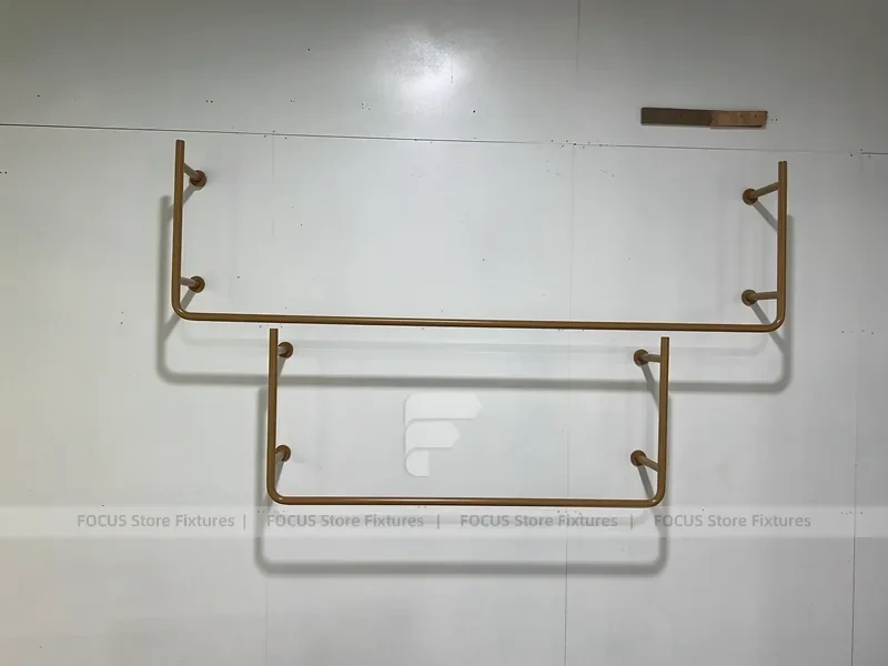 White Gold Apparel Store Fixture Set