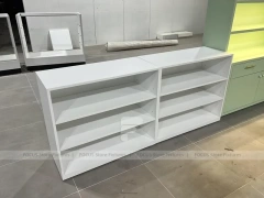 White Gold Apparel Store Fixture Set