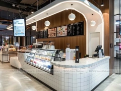 White Gold Coffee Bar Seating Layout