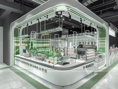 White Gold Coffee Bar Seating Layout