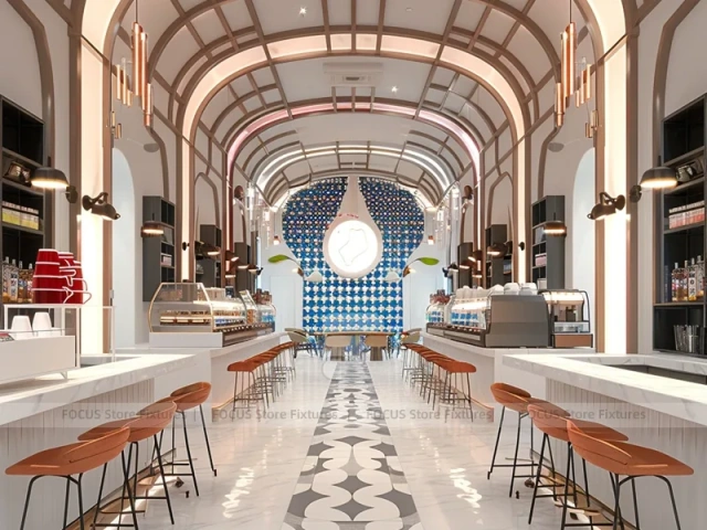 White Grand Dessert Beverage Hall