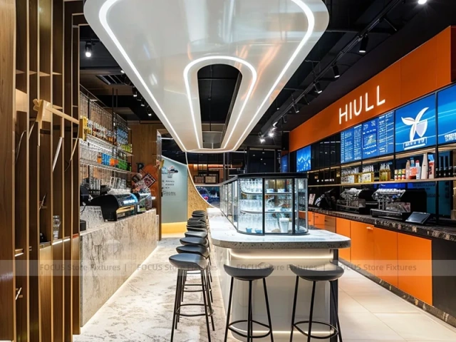 White Hull Beverage Counter Layout