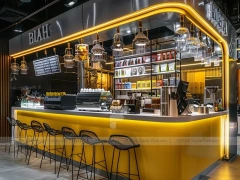 White Hull Beverage Counter Layout