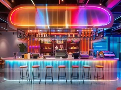 White Hull Beverage Counter Layout