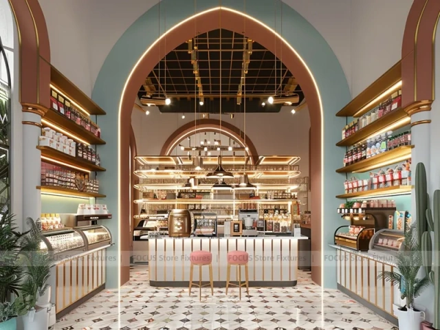 White Hull Beverage Counter Layout