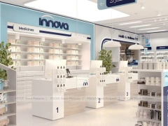 White Inova Pharmacy Beauty and Wellness Counter