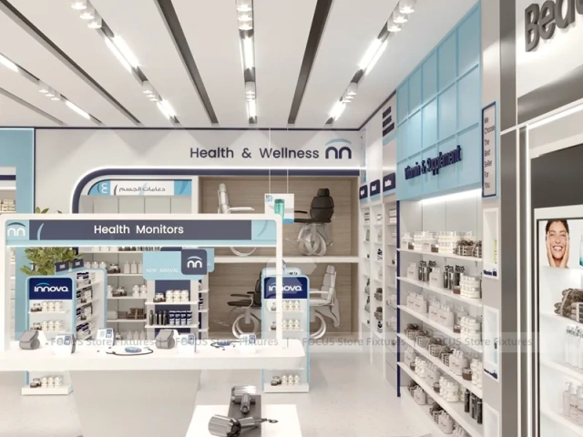 White Inova Pharmacy Beauty and Wellness Counter