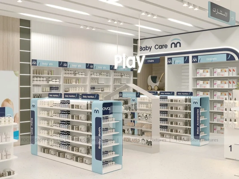 White Inova Pharmacy Beauty and Wellness Counter