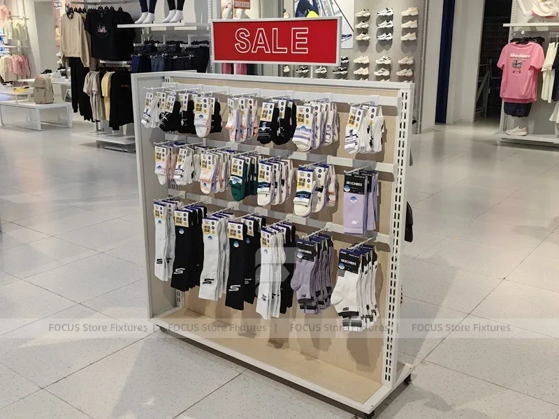 White Sale Accessory Gondola Display