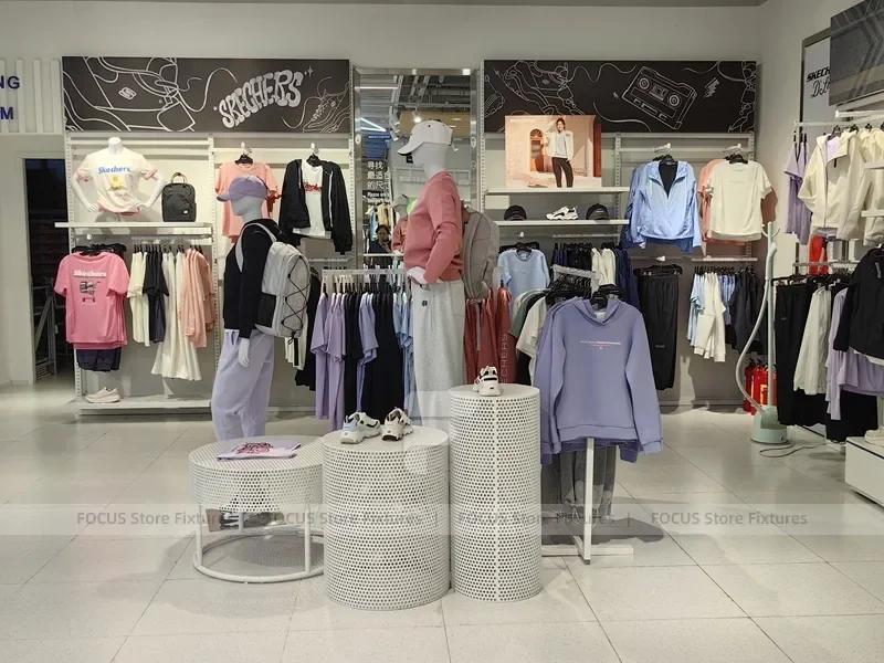 White Sale Accessory Gondola Display