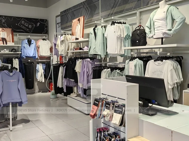 White Sale Accessory Gondola Display