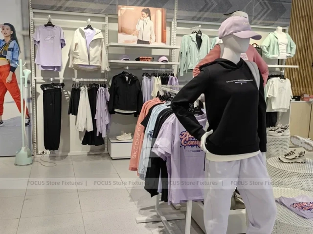 White Sale Accessory Gondola Display