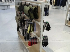 White Slatwall Accessory Gondola Display
