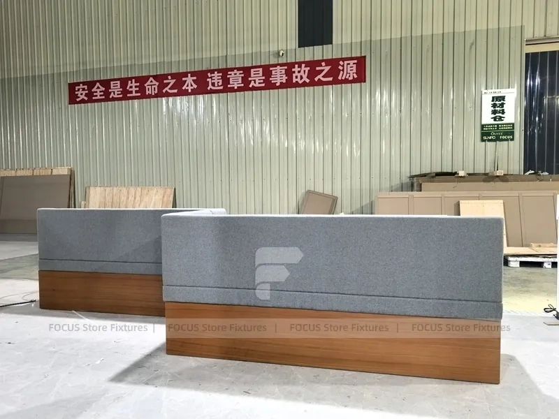White Wood Beverage Service Counter