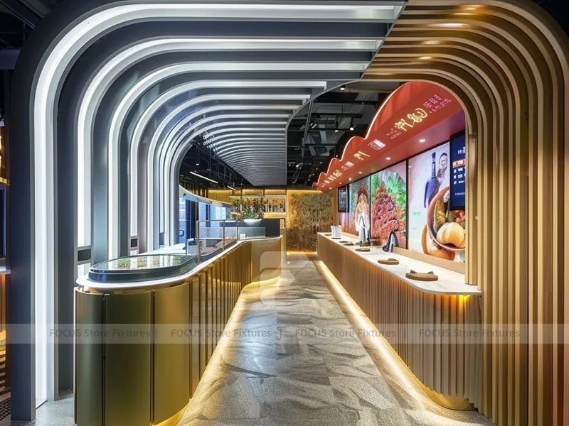 Yellow Dessert Beverage Corner Counter