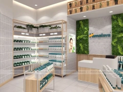 Amalaya White Skincare Storefront Display