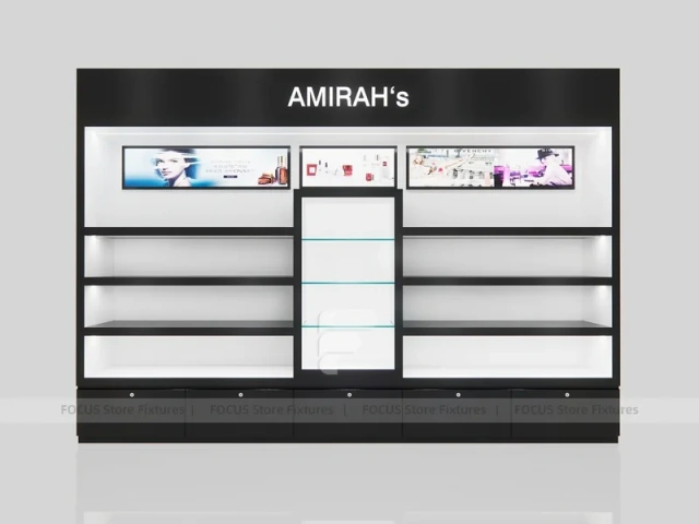 Amirahs Black Beauty Wall Display Fixture