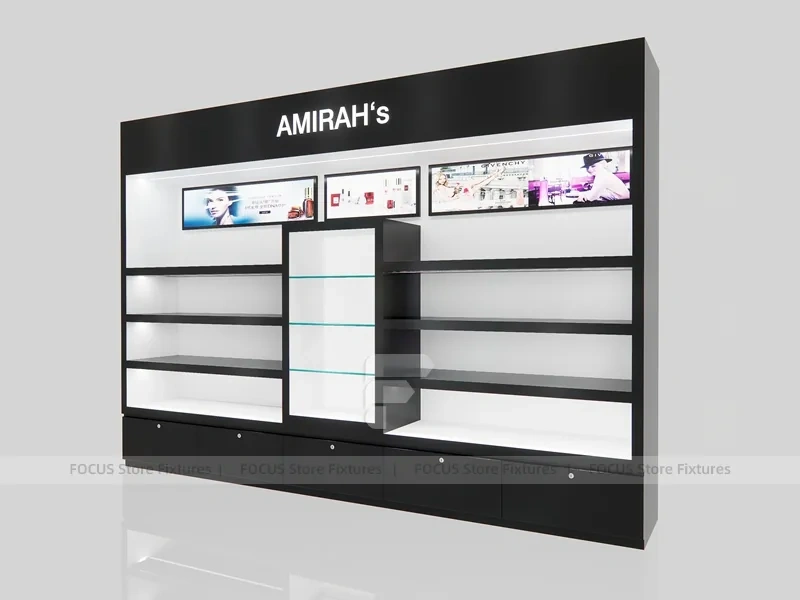 Amirahs Black Beauty Wall Display Fixture