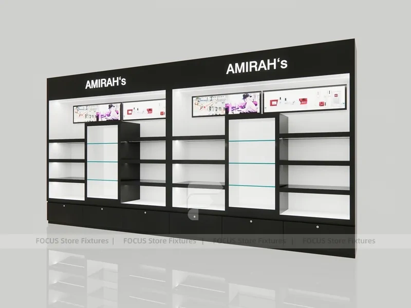 Amirahs Black Beauty Wall Display Fixture