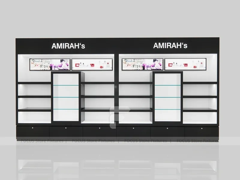 Amirahs Black Beauty Wall Display Fixture