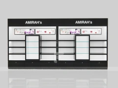 Amirahs Black Beauty Wall Display Fixture