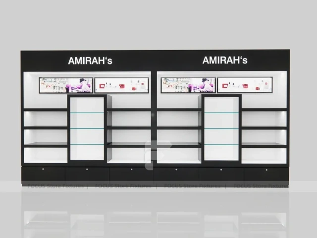 Amirahs Black Beauty Wall Display Fixture