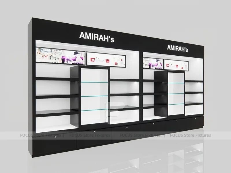 Amirahs Black Beauty Wall Display Fixture
