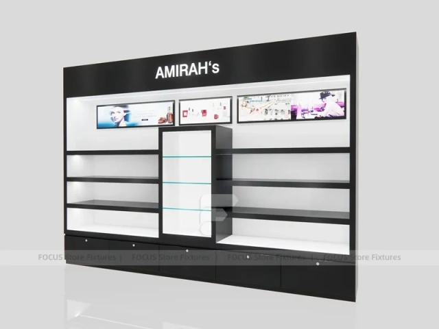 Amirahs Black Beauty Wall Display Fixture