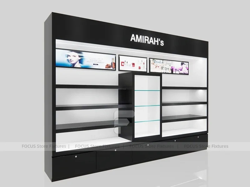 Amirahs Black Beauty Wall Display Fixture