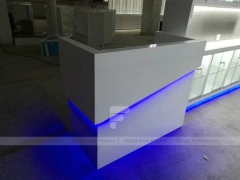 Android Blue LED Mobile Store Kiosk Counter