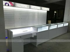 Android Blue LED Phone Store Wall Counter