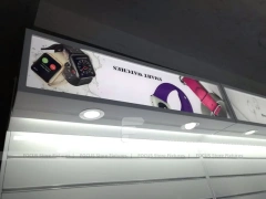 Android Blue LED Phone Store Wall Counter