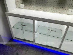 Android Blue LED Phone Store Wall Counter