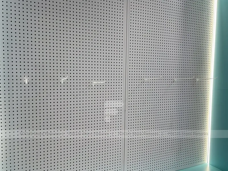 Aqua White Mobile Phone Store Interior Fixture