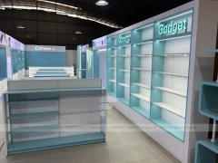 Aqua White Mobile Phone Store Interior Fixture