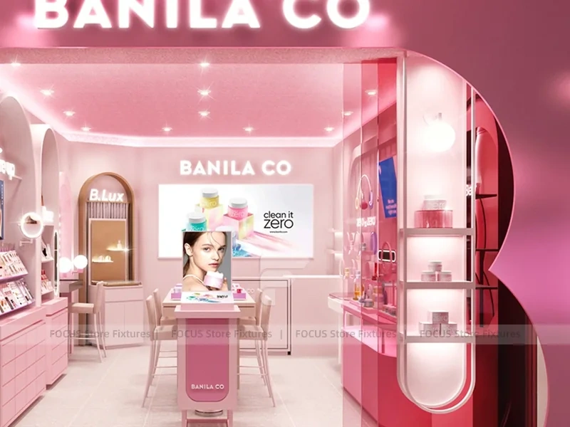 Banila Co Pink Cosmetics Storefront