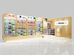 Beige Red Ouye Phone Store Fixture Layout