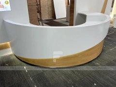 Beige White Mobile Phone Store Interior Fixture