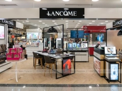 Biotherm Blue Skincare Counter and Wall Display