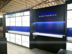 Black Blue Smart Electronics Wall Display