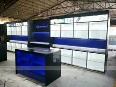 Black Blue Smart Electronics Wall Display