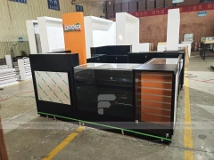 Black Drop Mobile Phone Kiosk With Green LED