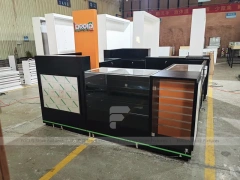 Black Drop Mobile Phone Kiosk With Green LED