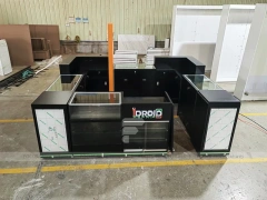 Black Drop Mobile Phone Kiosk With Green LED