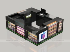 Black Mobile Phone Mall Kiosk Display