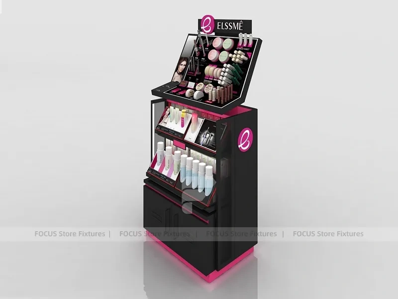Black Pink Lipstick Display Stand