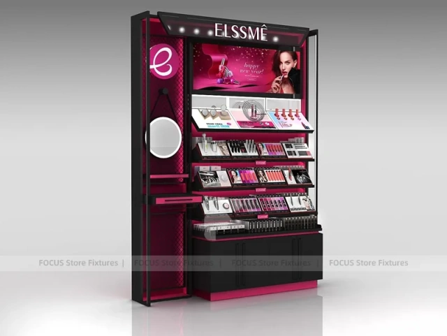 Black Pink Lipstick Display Stand